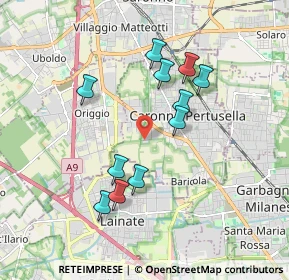 Mappa Via Olona, 21042 Caronno Pertusella VA, Italia (1.65455)