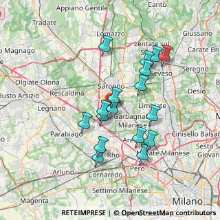 Mappa Via Olona, 21042 Caronno Pertusella VA, Italia (6.46235)