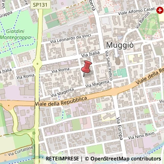Mappa Via Felice Cavallotti, 5, 20835 Muggiò, Monza e Brianza (Lombardia)