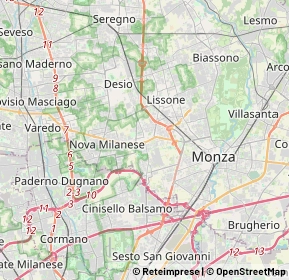 Mappa Muggiò MB, Italia (4.7845)