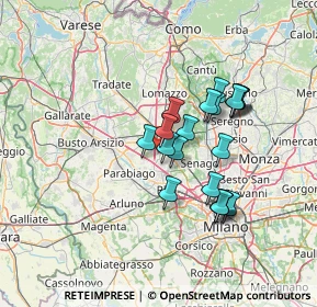 Mappa Via E. Fermi, 21040 Origgio VA, Italia (11.3235)