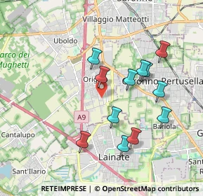 Mappa Via E. Fermi, 21040 Origgio VA, Italia (1.755)