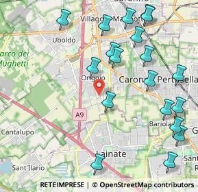 Mappa Via E. Fermi, 21040 Origgio VA, Italia (2.50158)