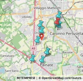 Mappa Via E. Fermi, 21040 Origgio VA, Italia (1.59909)