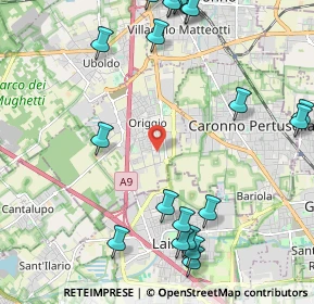Mappa Via E. Fermi, 21040 Origgio VA, Italia (2.805)