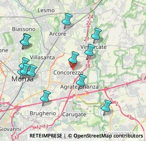 Mappa Via Francesco Petrarca, 20863 Concorezzo MB, Italia (4.31538)