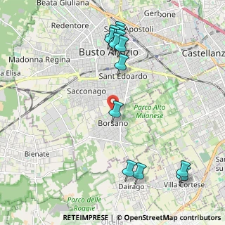 Mappa Via Giuliani e Dalmati, 21052 Busto Arsizio VA, Italia (2.40357)