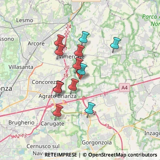 Mappa Via Luigi Galvani, 20875 Burago di Molgora MB, Italia (2.97)