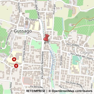 Mappa Via IV Novembre, 41, 25064 Gussago, Brescia (Lombardia)