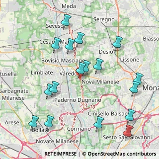 Mappa Superstrada Milano-Meda angolo, 20037 Paderno Dugnano MI, Italia (4.44824)