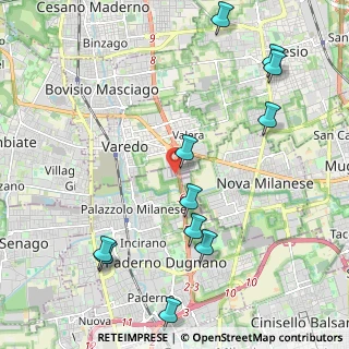 Mappa Superstrada Milano-Meda angolo, 20037 Paderno Dugnano MI, Italia (2.52364)
