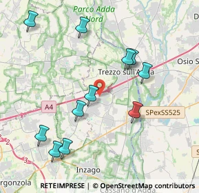 Mappa Via A. Manzoni, 20056 Trezzo sull'Adda MI, Italia (4.25545)