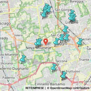Mappa Via U. Foscolo, 20054 Nova Milanese MB, Italia (2.5305)