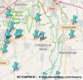 Mappa Via del Commercio, 24059 Urgnano BG, Italia (5.969)