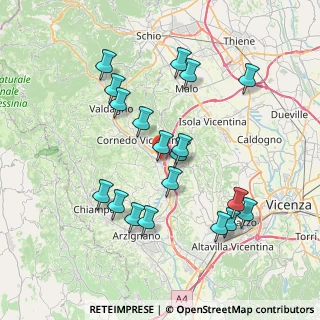 Mappa Del Lavoro, 36070 Brogliano VI, Italia (7.45474)