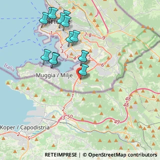 Mappa Ingresso Parcheggio Montedoro Freetime, 34015 Muggia TS, Italia (4.24286)