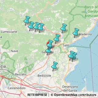 Mappa Viale O. Avanzi, 25085 Gavardo BS, Italia (6.8875)
