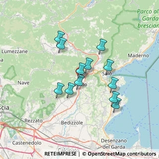 Mappa Viale O. Avanzi, 25085 Gavardo BS, Italia (5.8775)