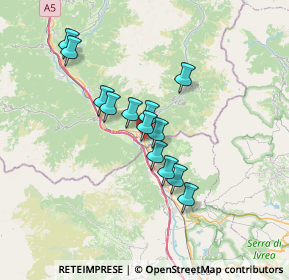 Mappa Via XXV Aprile, 11026 Pont-Saint-Martin AO, Italia (5.30462)