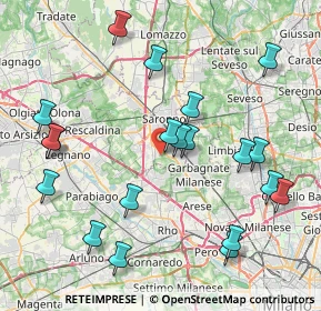 Mappa Via Lambro, 21042 Caronno Pertusella VA, Italia (9.042)