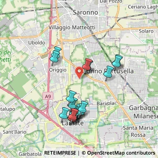 Mappa Via Lambro, 21042 Caronno Pertusella VA, Italia (1.948)