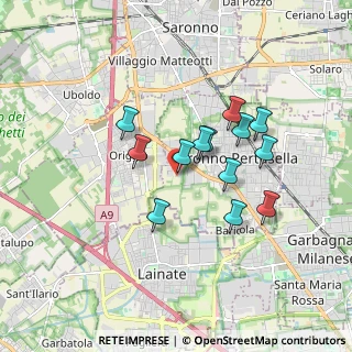 Mappa Via Lambro, 21042 Caronno Pertusella VA, Italia (1.42385)