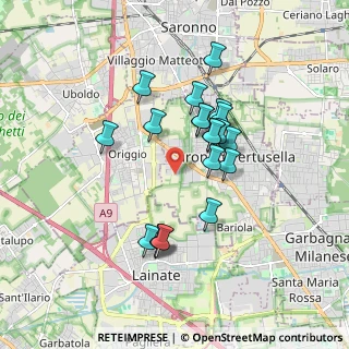Mappa Via Lambro, 21042 Caronno Pertusella VA, Italia (1.508)