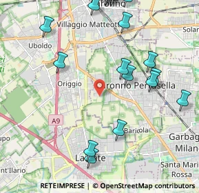 Mappa Via Lambro, 21042 Caronno Pertusella VA, Italia (2.7145)