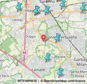 Mappa Via Lambro, 21042 Caronno Pertusella VA, Italia (3.05538)