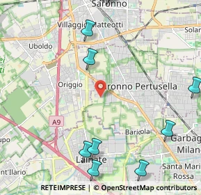 Mappa Via Lambro, 21042 Caronno Pertusella VA, Italia (3.09231)