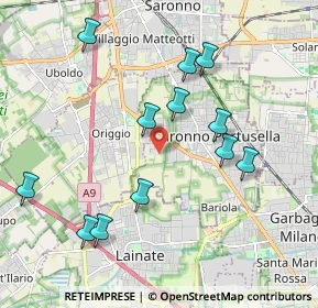 Mappa Via Lambro, 21042 Caronno Pertusella VA, Italia (2.02917)