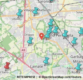 Mappa Via Lambro, 21042 Caronno Pertusella VA, Italia (2.52533)