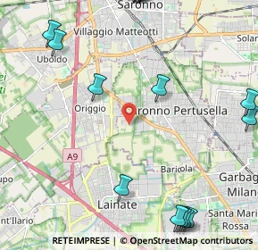 Mappa Via Lambro, 21042 Caronno Pertusella VA, Italia (3.2785)
