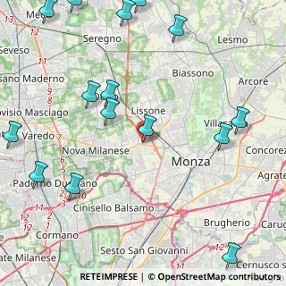 Mappa Via Cesare Abba, 20835 Muggiò MB, Italia (5.914)