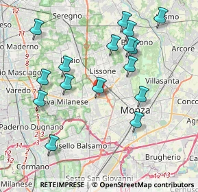 Mappa Via Cesare Abba, 20835 Muggiò MB, Italia (4.1225)