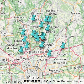Mappa Via Cesare Abba, 20835 Muggiò MB, Italia (5.27947)
