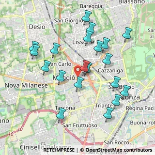 Mappa Via Cesare Abba, 20835 Muggiò MB, Italia (2.01)