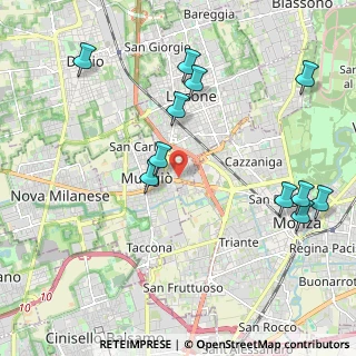 Mappa Via Cesare Abba, 20835 Muggiò MB, Italia (2.35545)