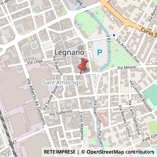 Mappa Via Filippo Corridoni, 12, 20025 Legnano, Milano (Lombardia)