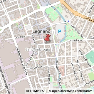 Mappa Via Filippo Corridoni, 3, 20025 Legnano, Milano (Lombardia)