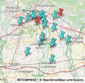 Mappa Campo di tiro Cieli Aperti, 24055 Cologno Al Serio BG, Italia (6.7485)
