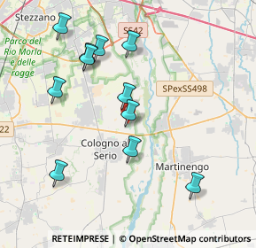 Mappa Campo di tiro Cieli Aperti, 24055 Cologno Al Serio BG, Italia (3.92545)