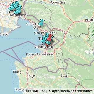 Mappa Via petronio, 34015 Muggia TS, Italia (17.876)