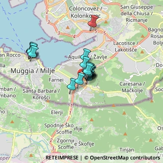 Mappa Via petronio, 34015 Muggia TS, Italia (1.153)