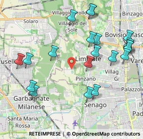 Mappa Via Alberto Einstein, 20812 Limbiate MB, Italia (2.3275)