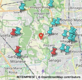 Mappa Via Alberto Einstein, 20812 Limbiate MB, Italia (2.4455)