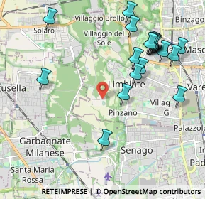 Mappa Via Alberto Einstein, 20812 Limbiate MB, Italia (2.33)