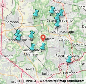 Mappa Via Alberto Einstein, 20812 Limbiate MB, Italia (4.03)
