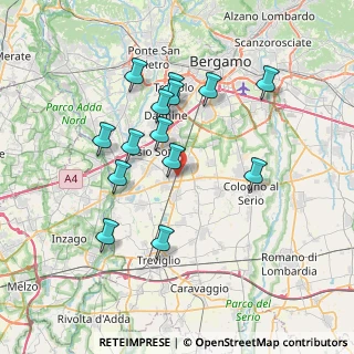 Mappa Via Amburgo, 24040 Verdellino BG, Italia (6.77286)