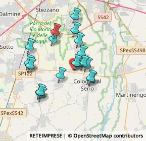 Mappa Via Spirano, 24059 Urgnano BG, Italia (3.136)
